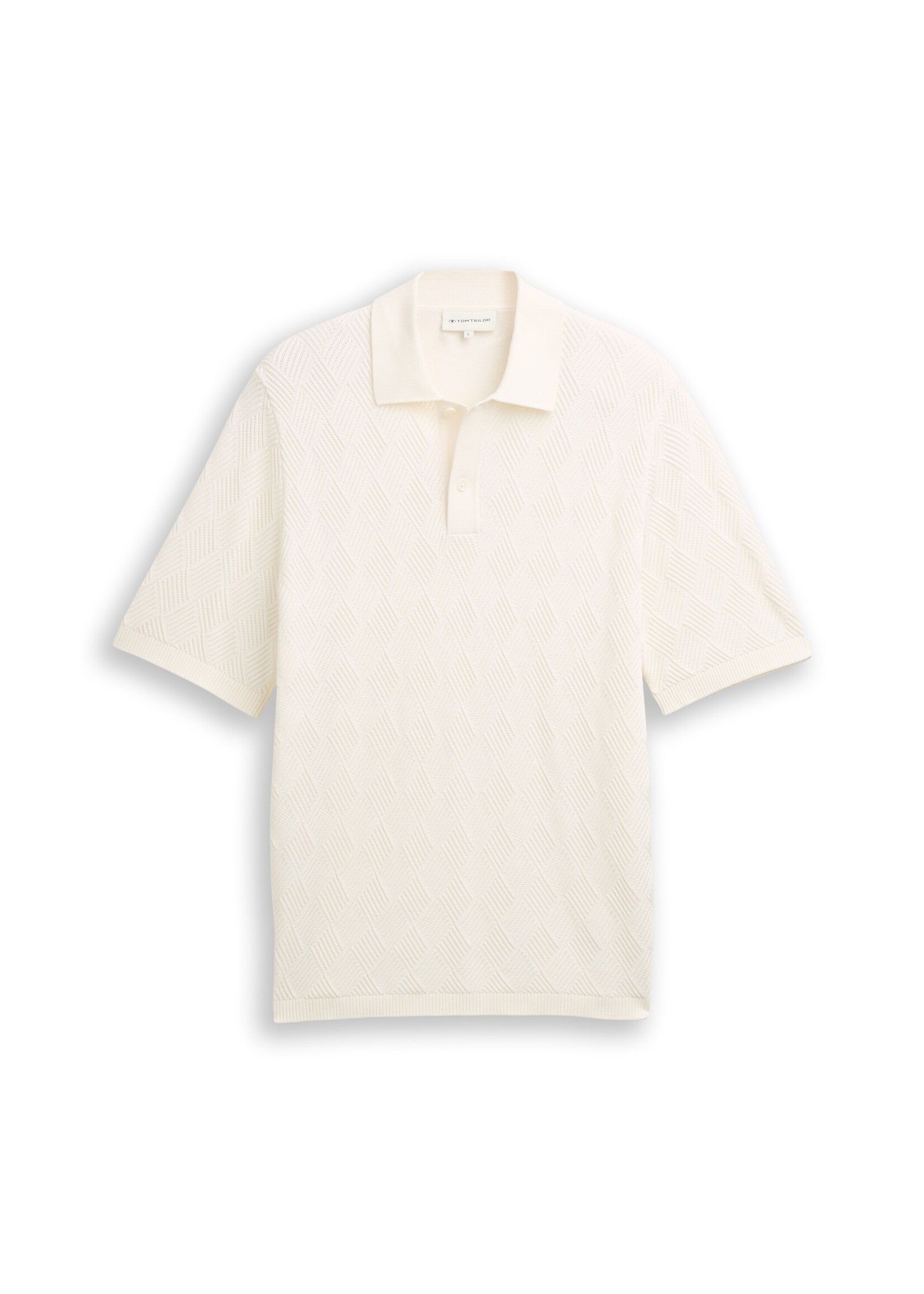 1050758 OPEN STRUCTURE KNIT POLO