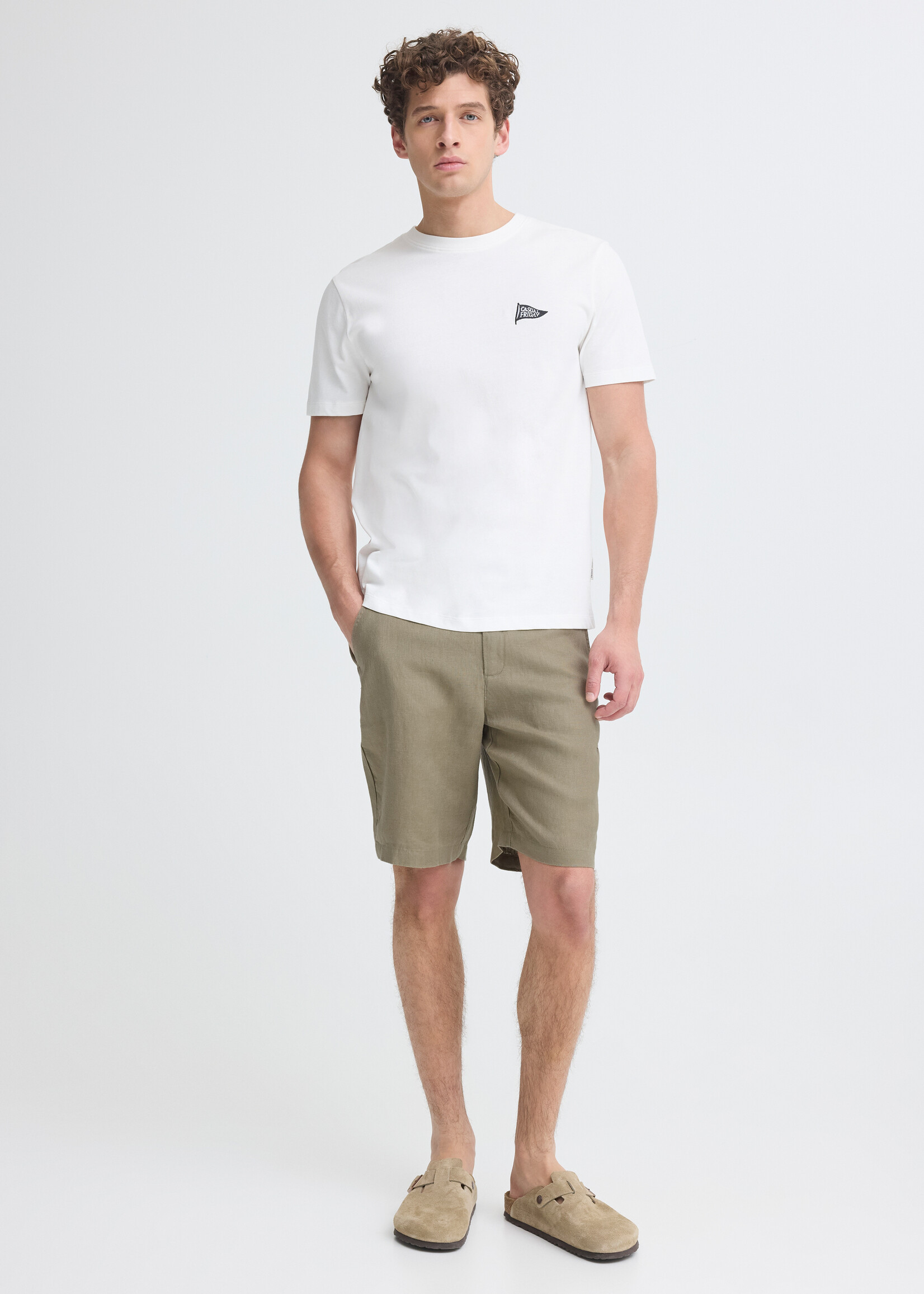 CASUAL FRIDAY CFPANDRUP 100% LINEN SHORT