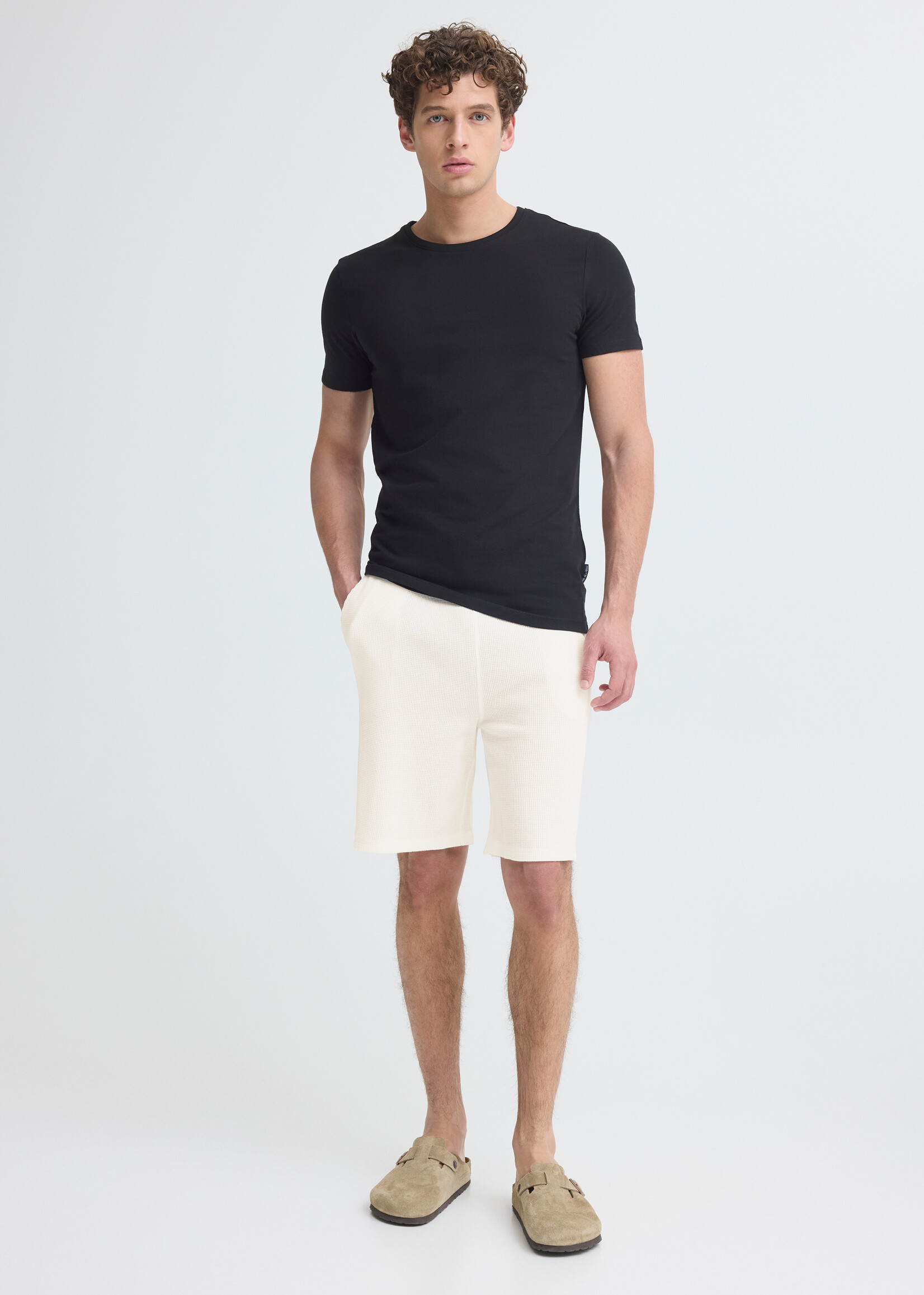 CASUAL FRIDAY CFULF WAFFLE SHORT