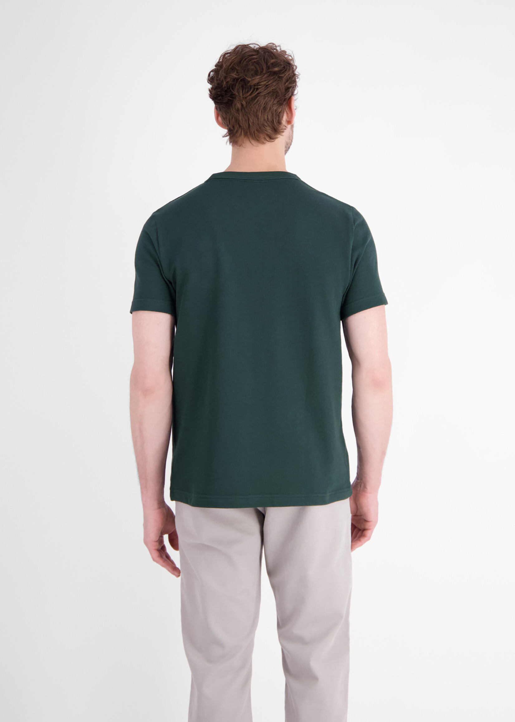LERROS T-SHIRT  O-NECK STRUCTURE