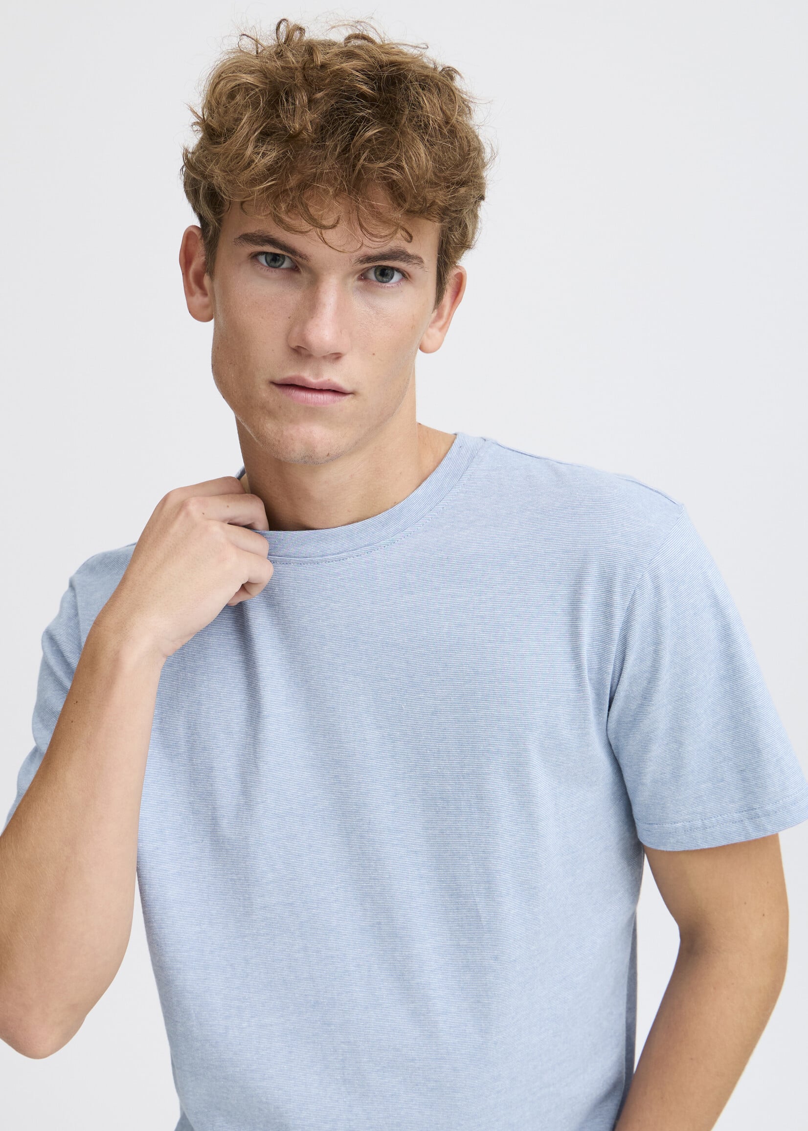 CASUAL FRIDAY CFTHOR MICRO STRIPED TEE