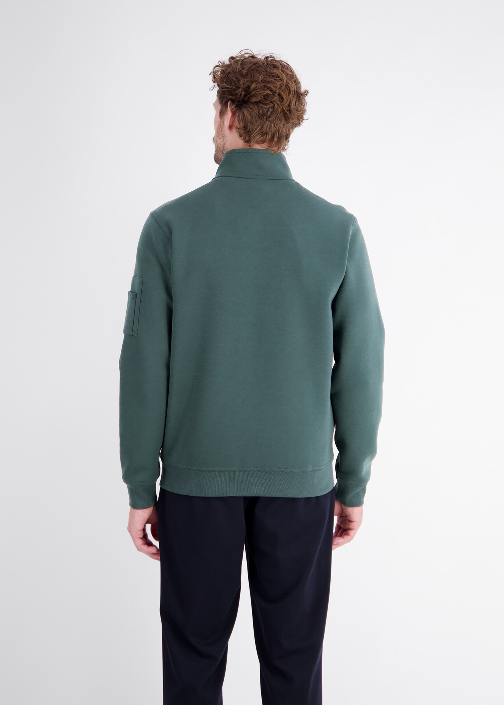 LERROS SWEATSHIRT JACKET NEEDLE PUNCH