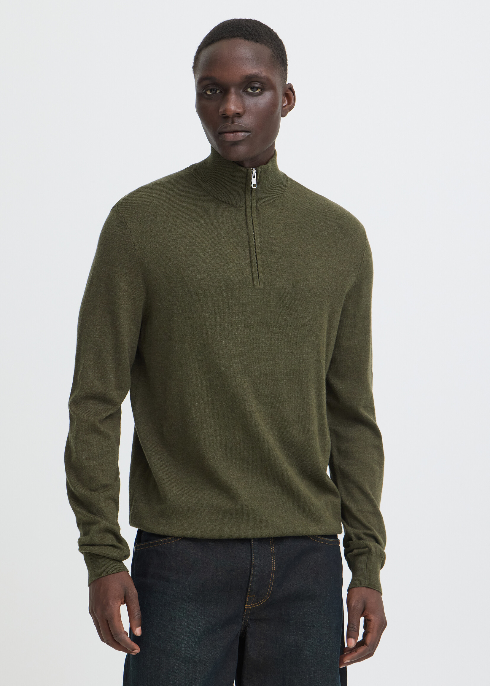 BLEND BHBAGGE HALF ZIPP KNIT
