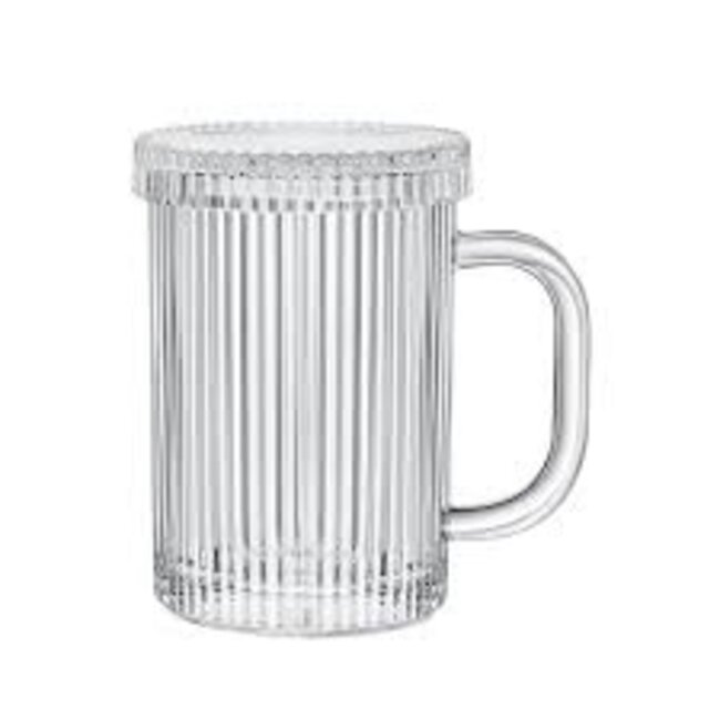 Drinkglas Ribble Koffie- Theeglazen incl. Deksel | 400ml