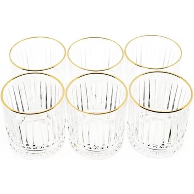 Almina Elisa Glas Set Goud | 240ml