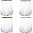 Pasabahce 4 Nova Drinkglazen Goud | 315ml