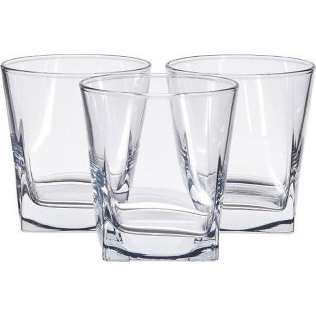 Pasabahce Pasabahce 3 Carre Whisky Drinkglazen | 310ml