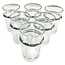HAKAL 12 Theeglazen zilver | 175ml