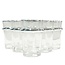 HAKAL 12 Theeglazen zilver | 175ml