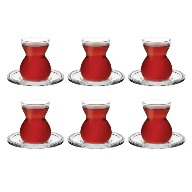 12 Etnik Theeglazen Set | 140ml