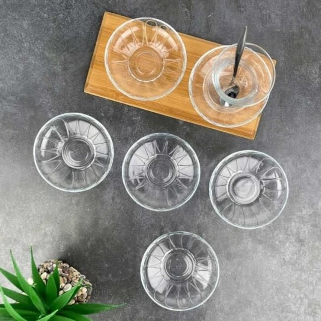 6 Druppel Thee Onderzetter | 102mm