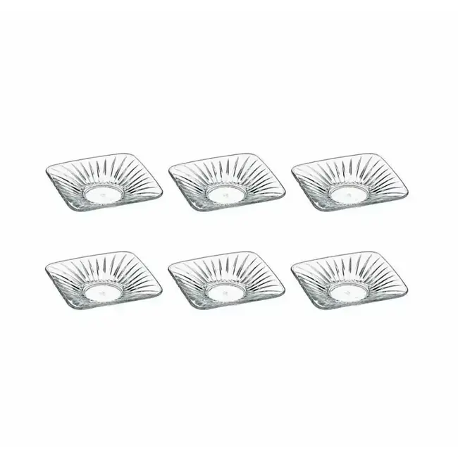 6 Vierkant Thee Onderzetter | 102mm