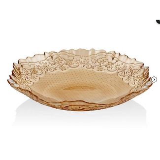 Decoratieve Glazen Sier- en Serviesschaal | 30 cm