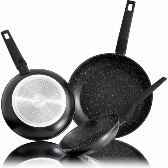 | Koekenpanset | Aluminium | 3-delig