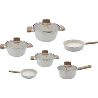 Royal Swiss Royal Swiss | 10-Delige Pannenset | Beige