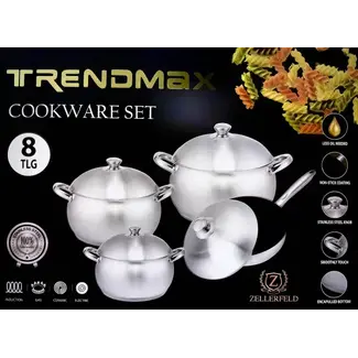 Trendmax Trendmax | Pannenset | Zilver | 8-delig
