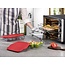 Pasabahce | Vierkante ovenschaal met Deksel | Rood | 1950 cc