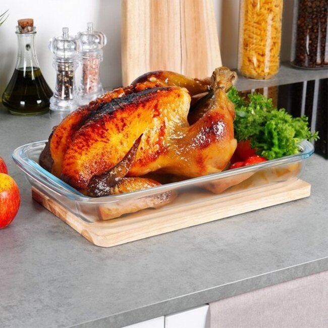 Glazen Ovenschaal | Rechthoekig | 3L