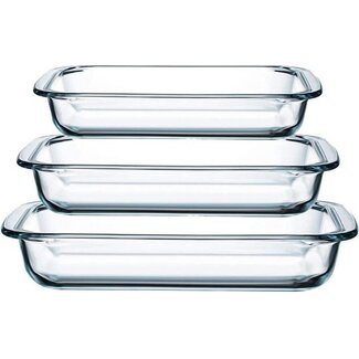 Set Ovalen Ovenschalen | 3 stuks