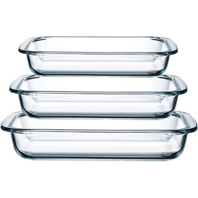 Set Ovalen Ovenschalen | 3 stuks