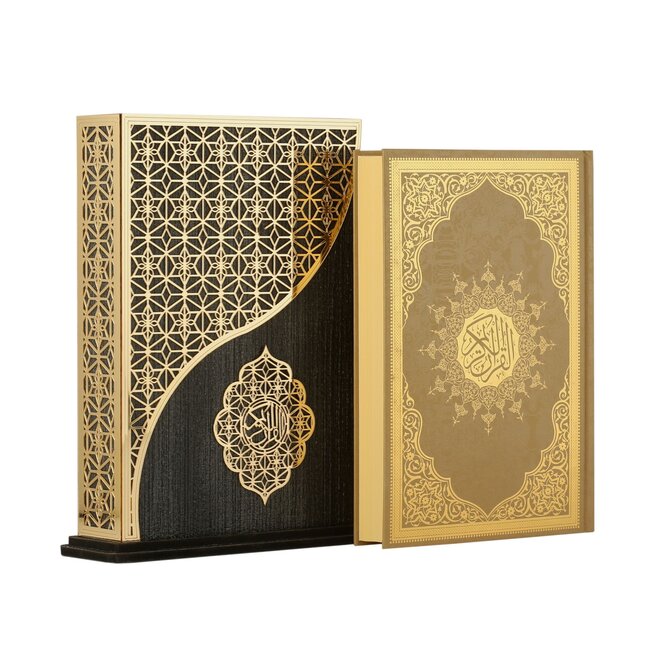 KORAN IN BOX BLACK / GOLDA