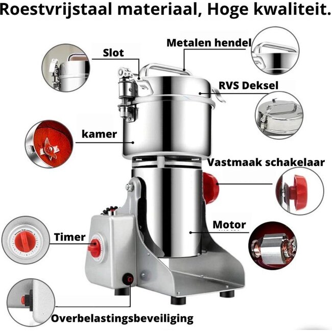 Professionele Kruidenmolen - Graanmolen