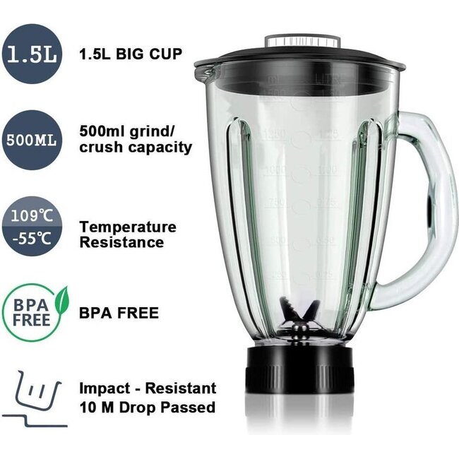 Royal Swiss |KEUKENMACHINE 3 In 1 6l Rose Gold