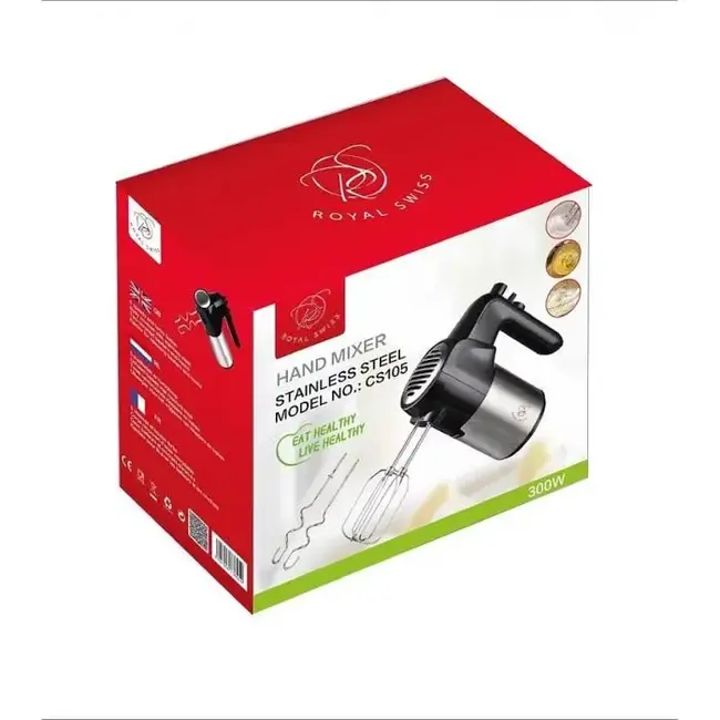 Royal Swiss Royal Swiss | Handmixer Staal