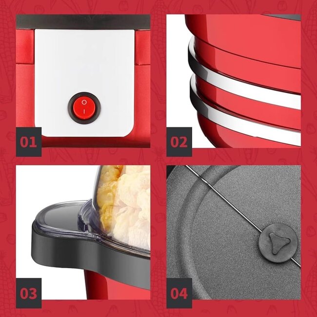 Royal Swiss Royal Swiss | Popcorn Machine 850w