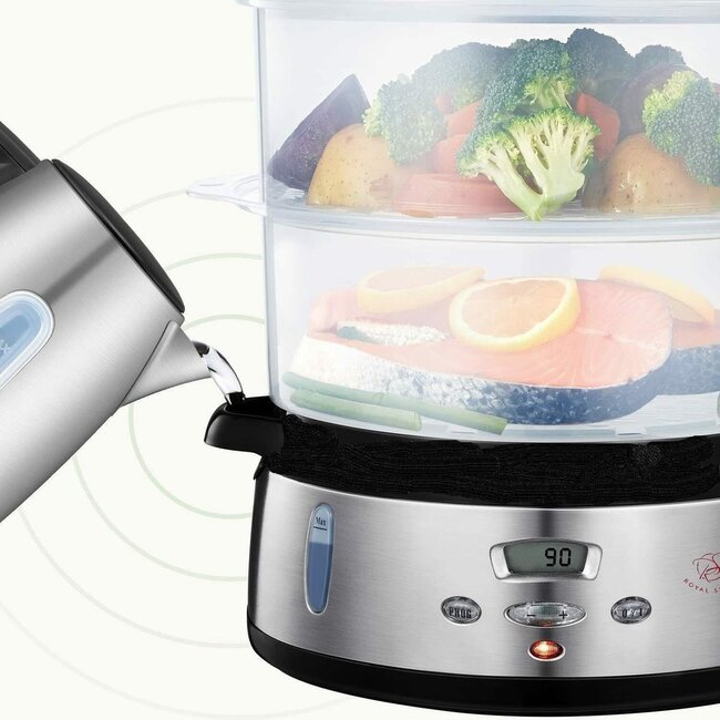 ROYAL SWISS | FOOD STEAMER STEEL 800W