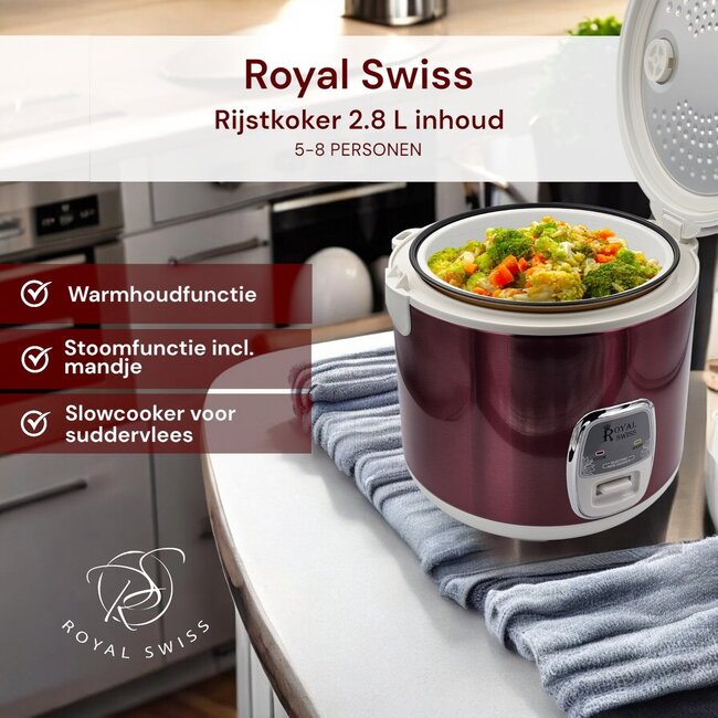 Royal Swiss Royal Swiss | Rijstkoker 2.8l