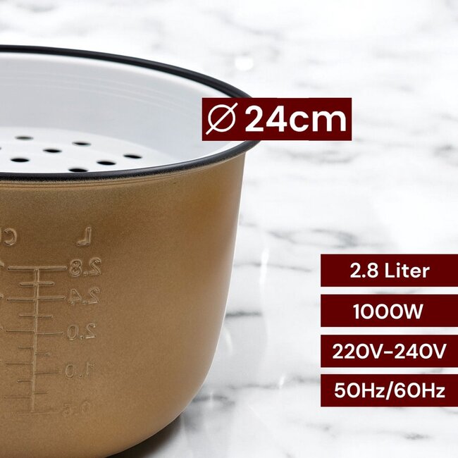 Royal Swiss | Rijstkoker 2.8l