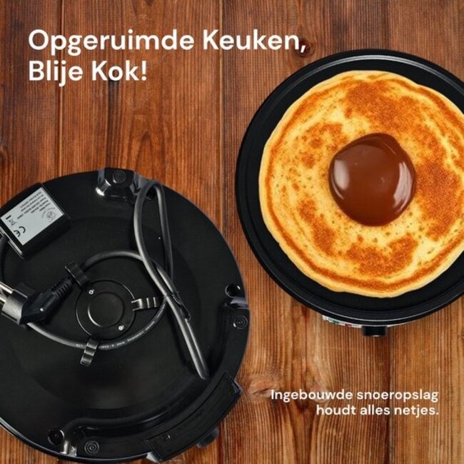 Royal Swiss ROYAL SWISS | Crêpe Maker – Elektrische Pannenkoekenmaker 30cm