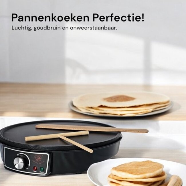 Royal Swiss ROYAL SWISS | Crêpe Maker – Elektrische Pannenkoekenmaker 30cm