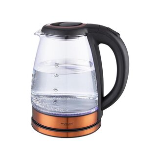 Michelino | Wasserkocher Glas Eds Kupfer 1.8l