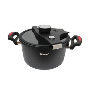 HAKAL Hakal | Snelkookpan | Zwart | 6L