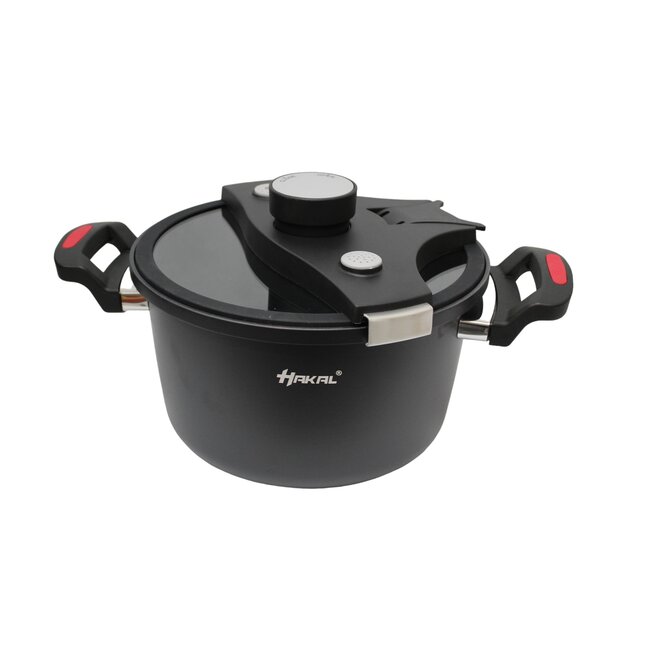 HAKAL | Snelkookpan | Zwart | 6L