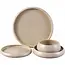 Bavary | Beige Chubby Dinner Set 24pcs