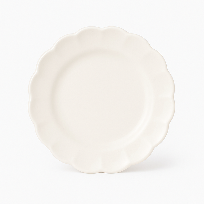 Bavary 24-Piece Lotus Dinner Set | White
