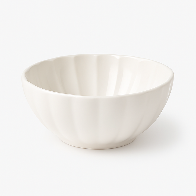 Bavary 24-Piece Lotus Dinner Set | White