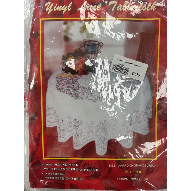HAKAL Hakal | Tafel Plastic Rond Wit