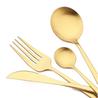 Kadirelli | Bestekset | Stainless Steel | Goud | 24-delig