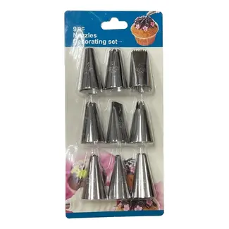 Set Van Spuitmondjes | 9 stuks