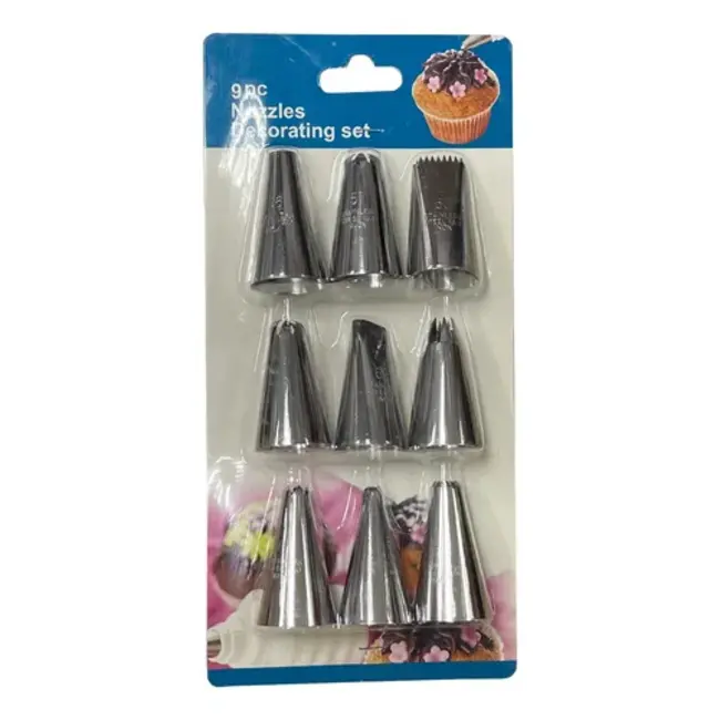 Set Van Spuitmondjes | 9 stuks