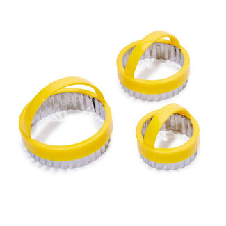 Set koekjesvormen | Geel | 3 stuks