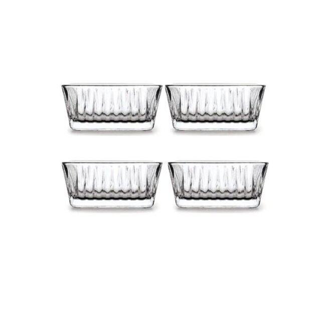 Pasabahce | Schaaltjes met deksel | 4 stuks | 98 mm