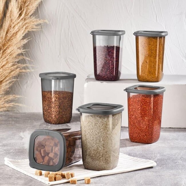 Akkaya | Voorraadpottenset | 1.2L | 6 stuks