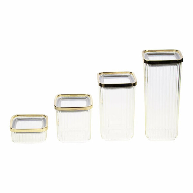 Akkaya | Voorraadpottenset | Goud | 4 stuks
