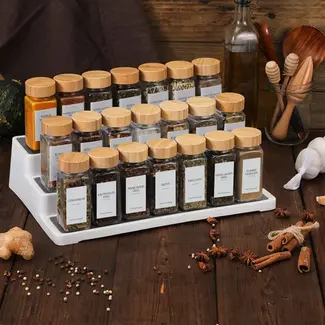 Bavary Bavary | Kruidenpotjes set Bamboo | 120 ml | 12 stuks