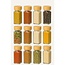 Bavary Kruidenpotjes set Bamboo | 120 ml | 12 stuks